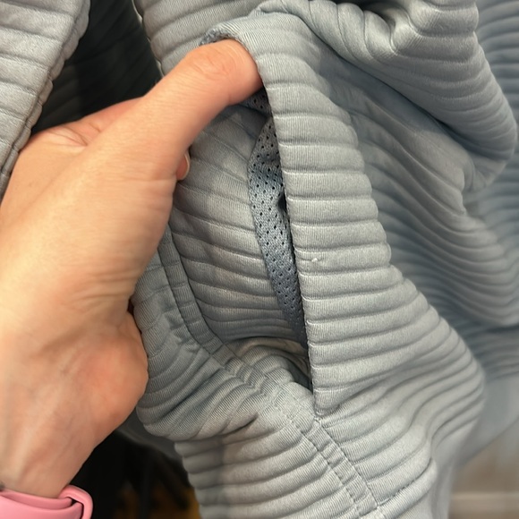 Apana light blue/grey hoodie with front pocket - Picture 4 of 5